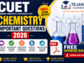 CUET Chemistry Important Questions PDF 2026 | Free Download – Tejana Classes